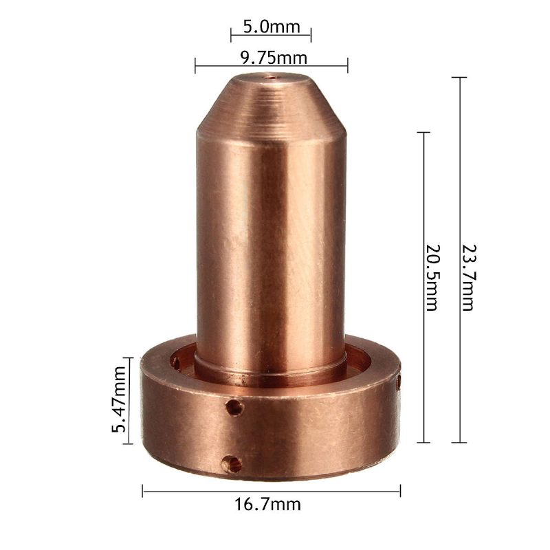 10 Ks Spotrebný Materiál Na Rezanie Plazmových Elektród Náhradné Diely Nástroj Pre Thermal Dynamics Sl60~sl100