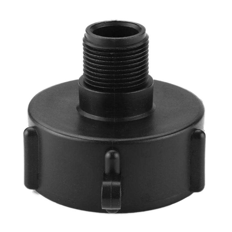 1000l S60x6 Ibc Adaptér Na Vodnú Nádrž Hadicový Osteň S Hrubým Závitom Rýchle Pripojenie K 1/2'' 3/4'' 1'' 2'' Náhradné Diely Kohútika Hadicového Potrubného Ventilu Pre Domácu Záhradu