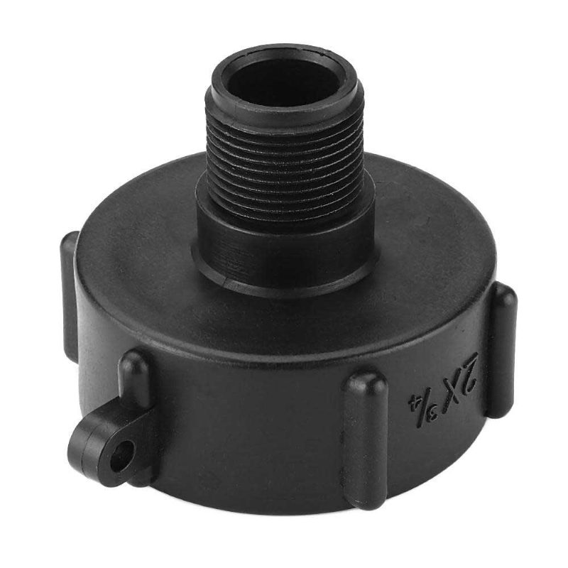 1000l S60x6 Ibc Adaptér Na Vodnú Nádrž Hadicový Osteň S Hrubým Závitom Rýchle Pripojenie K 1/2'' 3/4'' 1'' 2'' Náhradné Diely Kohútika Hadicového Potrubného Ventilu Pre Domácu Záhradu