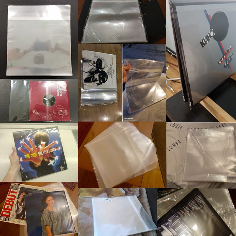 50pcs Opp Gélové Ochranné Puzdro Na Gramofónové Platne Pre Gramofónový Prehrávač Lp Vinylové Vrecko Na Samolepiace 12" 32cm*32cm + 4cm Väčšie Lepšie Pre Dvojité Lp