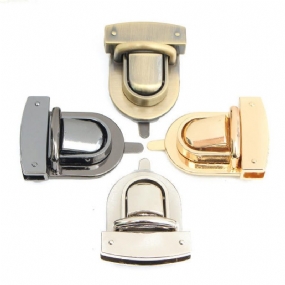 Kovová Spona Oválneho Tvaru Turn Twist Lock Pre Diy Kabelku