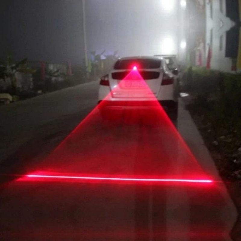 Laserové Výstražné Svetlo Pre Jazdu V Hmle Proti Kolízii Na Konci Zadného Chvosta