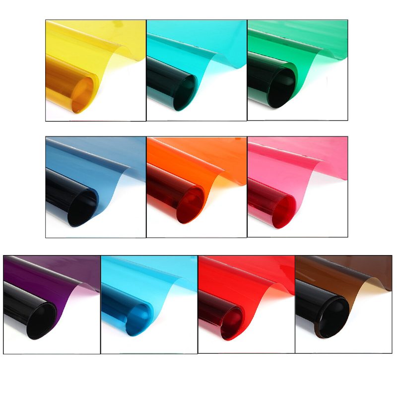 Nálepka Na Okno Z Farebného Skla Ručne Vyrobená Na Transparentný Priesvitný Papier Farebný Čarovný Laserový Vyrábaná Celofánová Tapeta