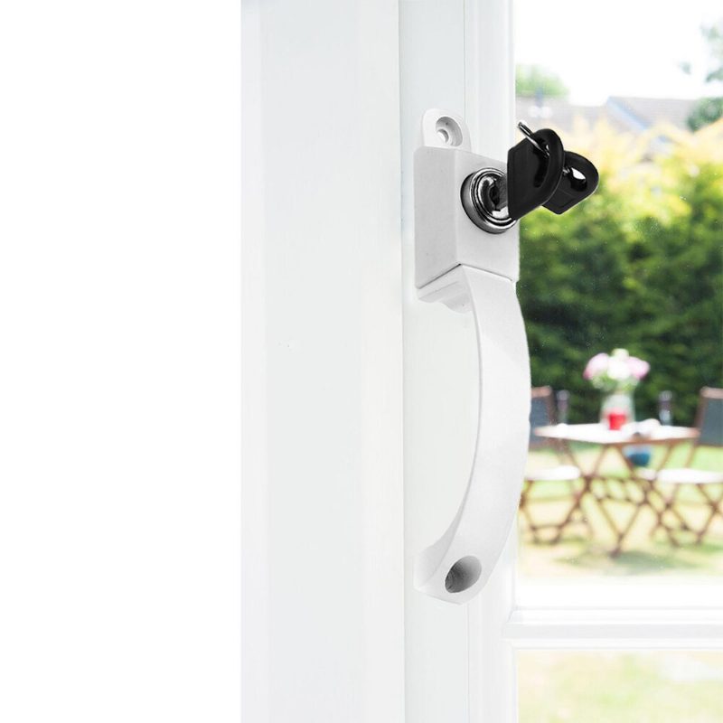 Univerzálna Okenná Kľučka Inline Lock Rukoväť Potiahnutím Zamykanie Home Safety