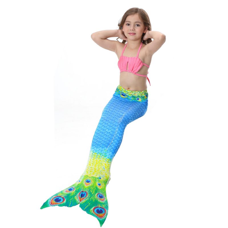 Fun Mermaid Tails Plavky Darček Najlepší Cosplay Princezná Bábika Party Šaty Sukne