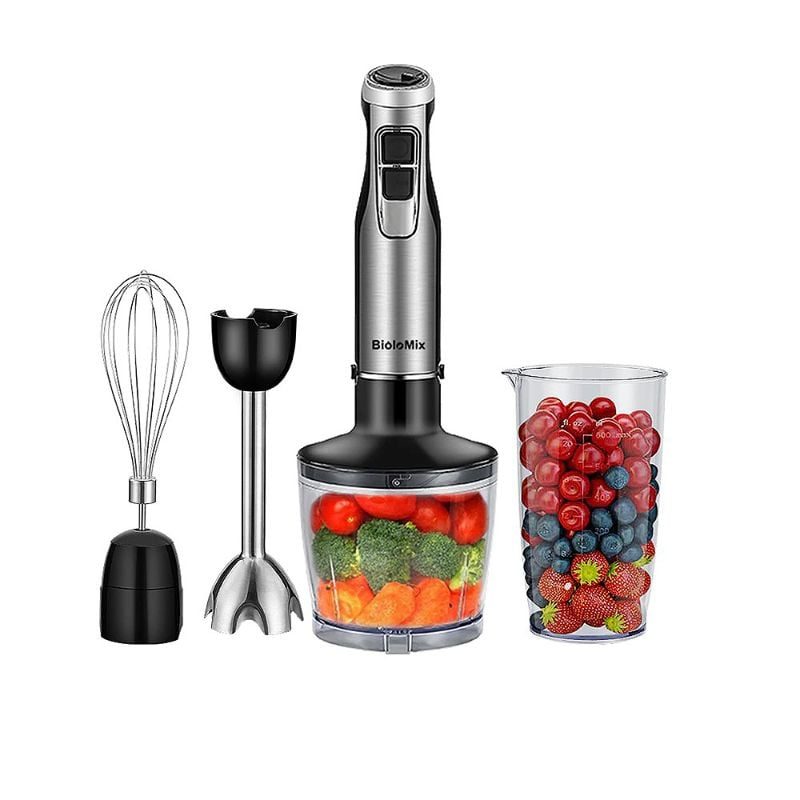 Blender Smoothie Maker 4 V 1 Vysokovýkonný 1200 W Ponorný Tyčový Mixér