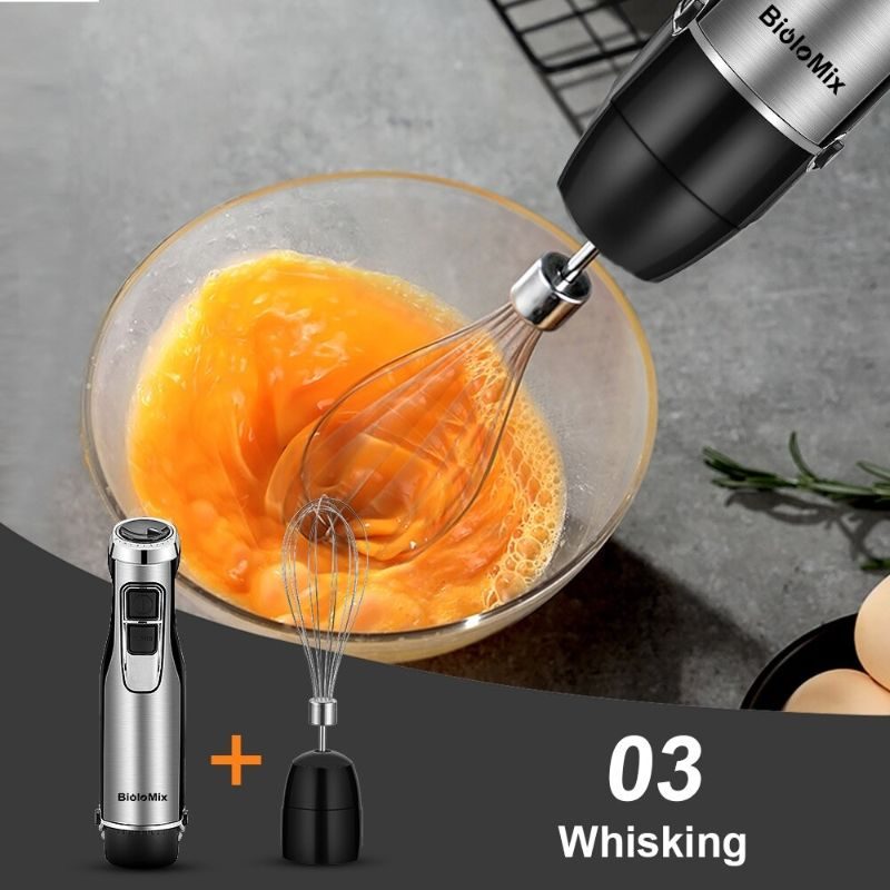 Blender Smoothie Maker 4 V 1 Vysokovýkonný 1200 W Ponorný Tyčový Mixér