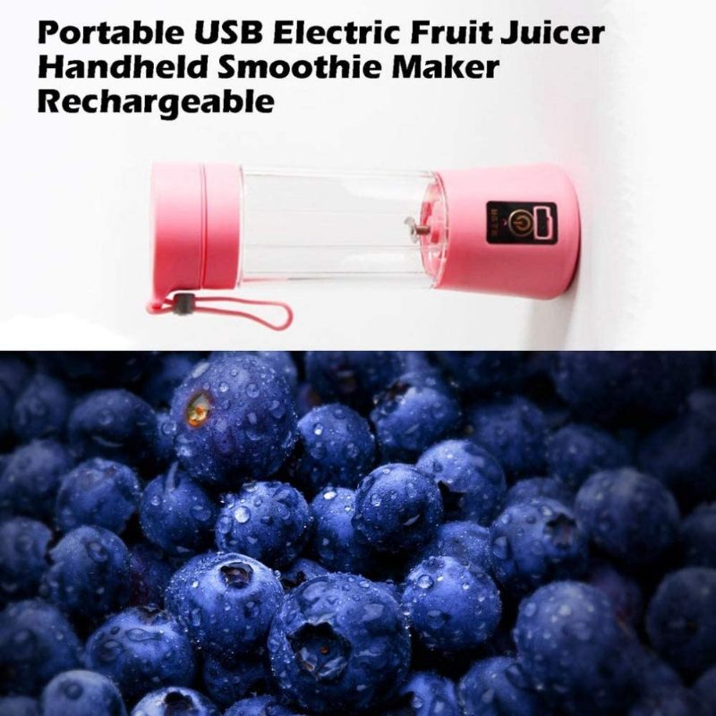 Blender Smoothie Maker Elektrický Mini Prenosný Usb Nabíjateľný