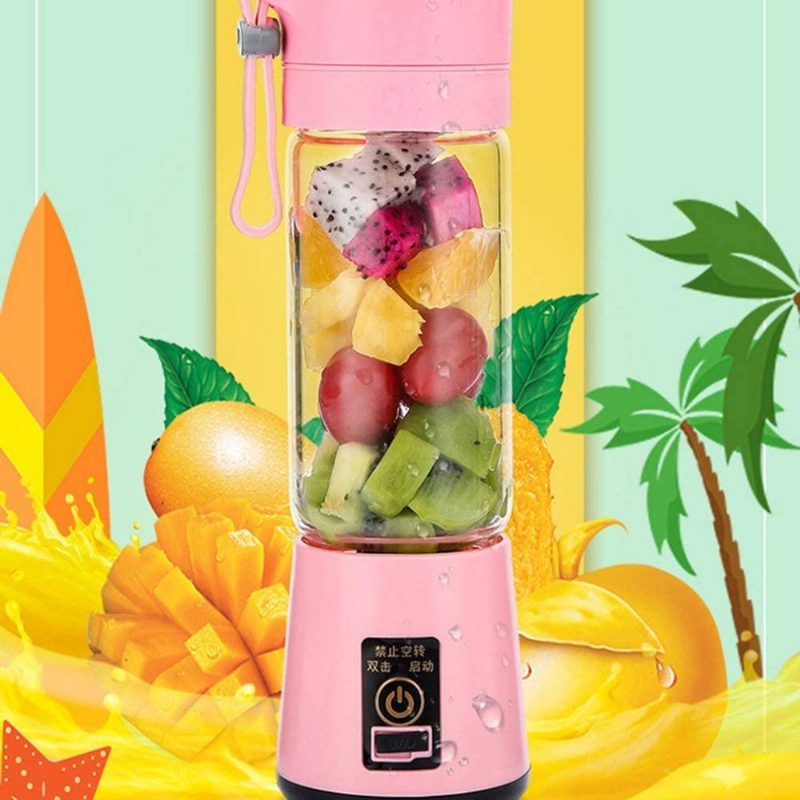 Blender Smoothie Maker Elektrický Mini Prenosný Usb Nabíjateľný