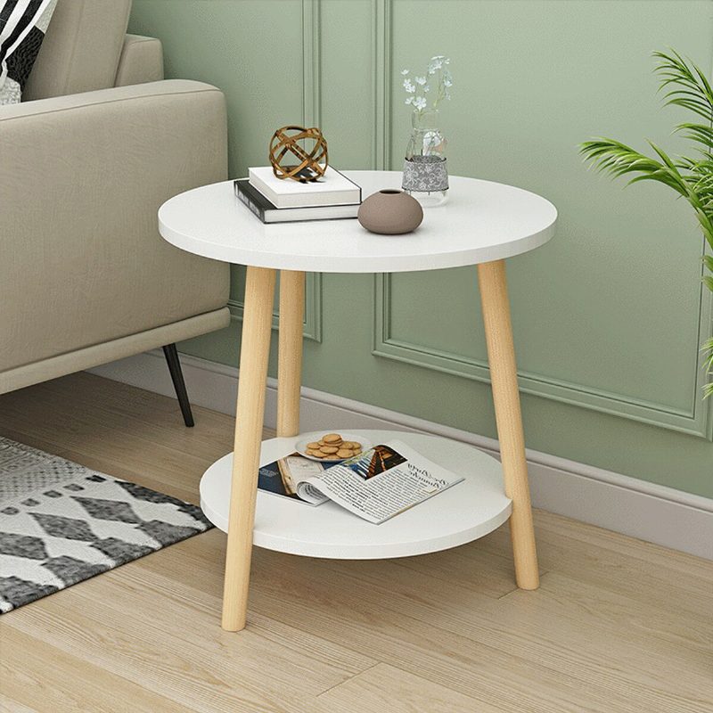Moderný Okrúhly Konferenčný Stolík Na Kávu Čaj Severský Minimalistický Viacrozmerný Stôl Do Obývačky