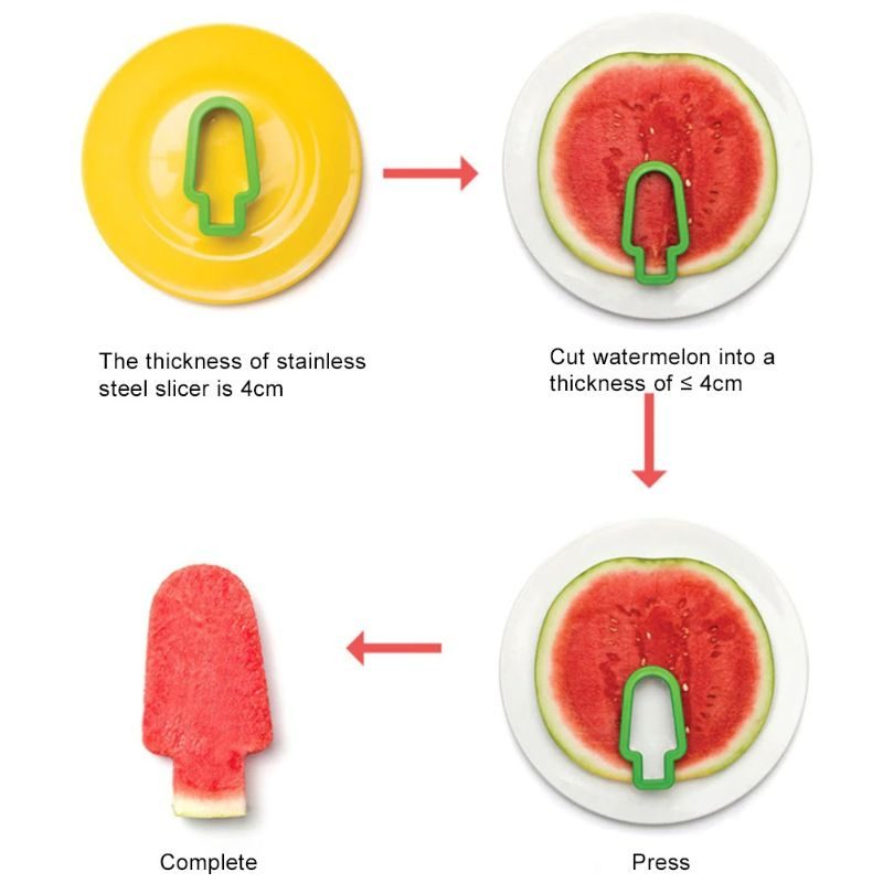 Nástroj Na Vykrajovanie Formy Na Melón V Tvare Zmrzliny Krájač Na