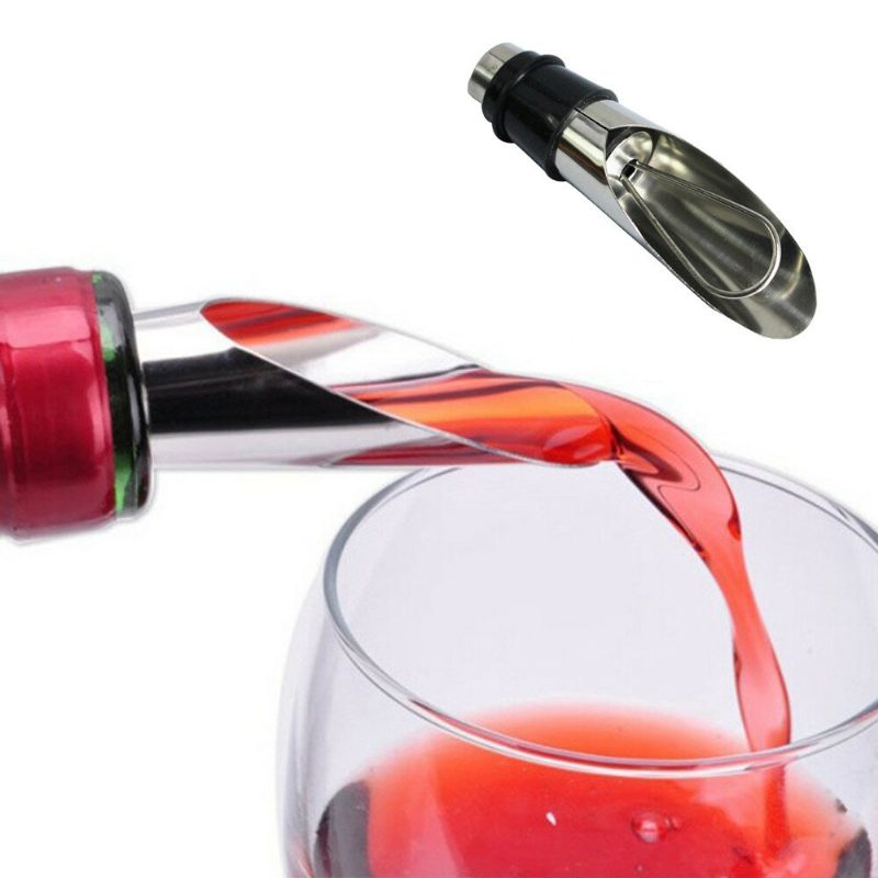 Optimalizovaná Verzia Circle Joy Nová Nerezová Oceľ Liquor Pourer Fast Red Wi-ne Decanter Bottles Tools Kit From