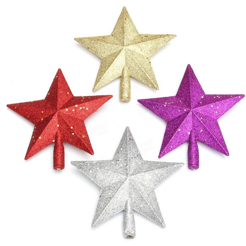 3d Shinny Glitter Star Christmas Tree Topper Vianočná Dekorácia