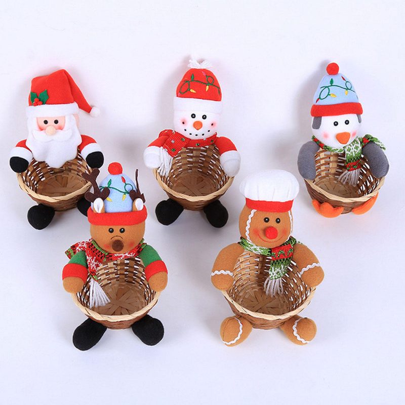 5 Druhov Košíka Na Uloženie Vianočných Cukroviniek Dekorácie Do Domácnosti Santa Clausa
