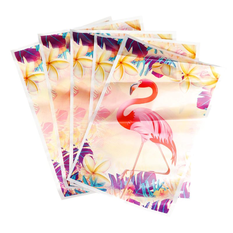 84ks Flamingo Kids Birthday Party Súprava Riadu Dekoračné Taniere Maska Papierová Krabička Hrnček Hračky
