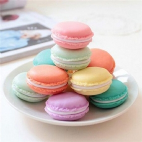 Cute Candy Color Macaron Mini Narodeninová Darčeková Krabička Vodotesná Na Šperky S Prsteňmi