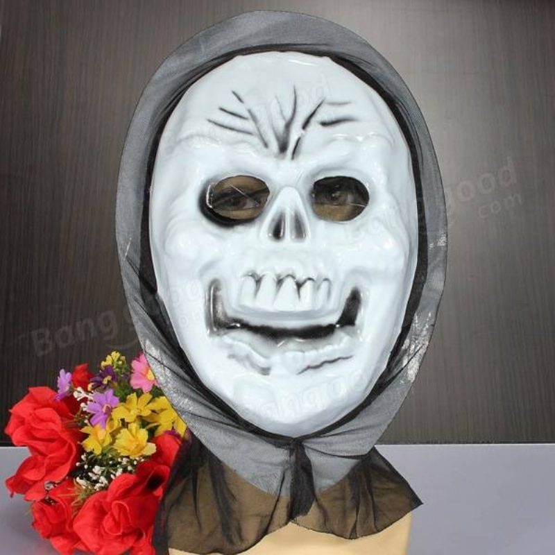 Halloween Maškaráda Hororová Diabolská Maska S Kapucňou 8 Štýlov