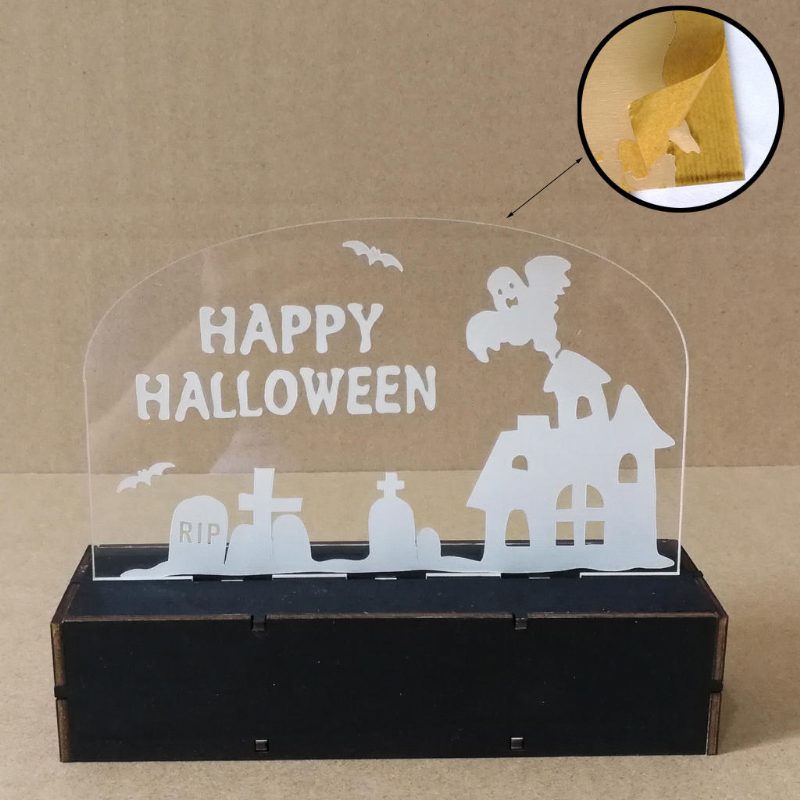 Jm01508 1 Ks Halloweenska Dekorácia Led Lampa Sviečka S Led Čajovými Sviečkami Pre Halloweenske Dekorácie