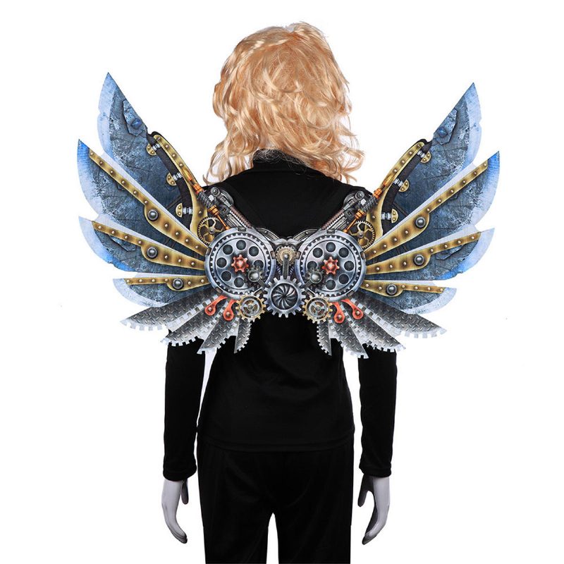 Mardi Gras Steampunk Gear Wings Cosplay Karnevalová Párty Unisex Kostýmové Krídla