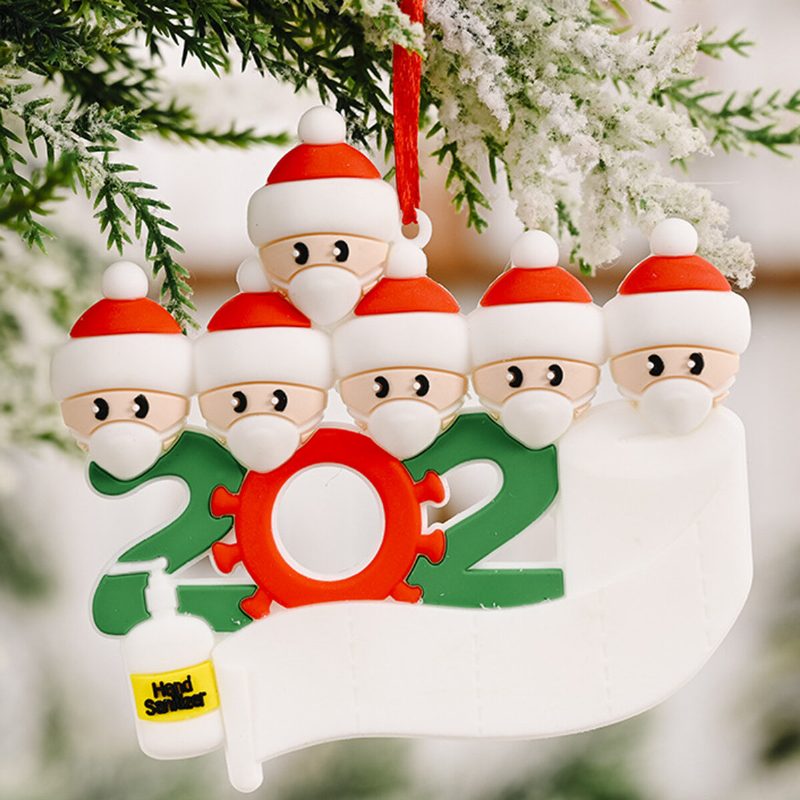 Maska Santa Snehuliak Ornament Diy Meno Pozdravy Ozdoba Na Vianočný Stromček Na Ozdobu Vianočného Stromčeka