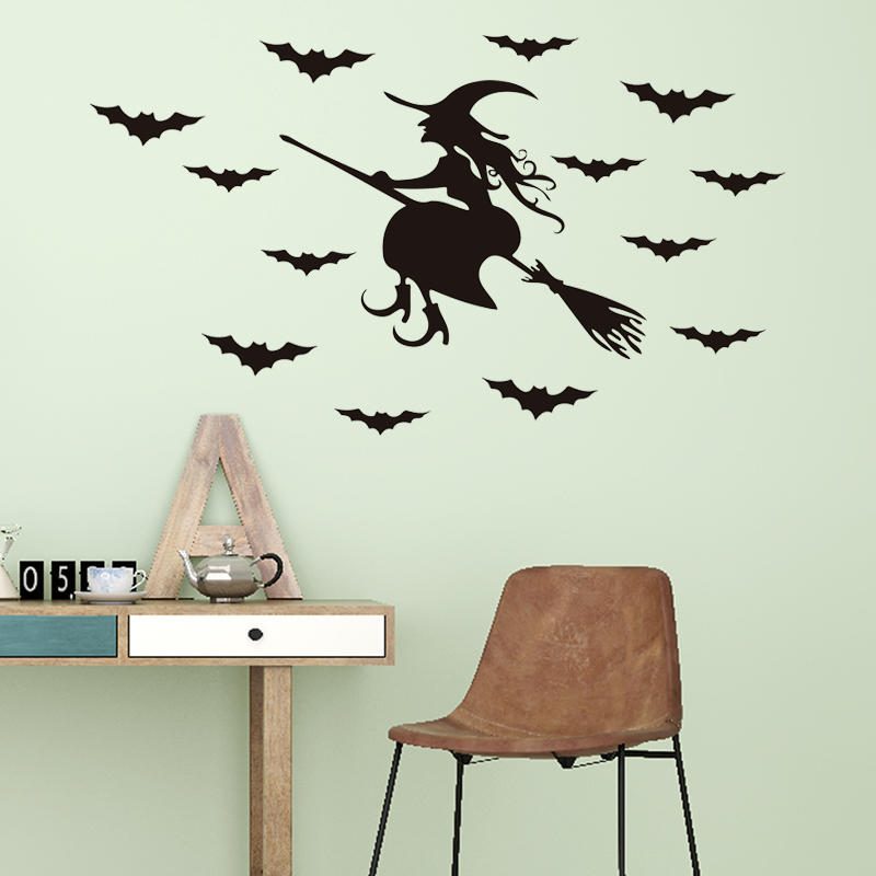 Miico Fx3028 Halloween Sticker Samolepka Na Stenu Odnímateľné Samolepky Na Dekoráciu Miestnosti