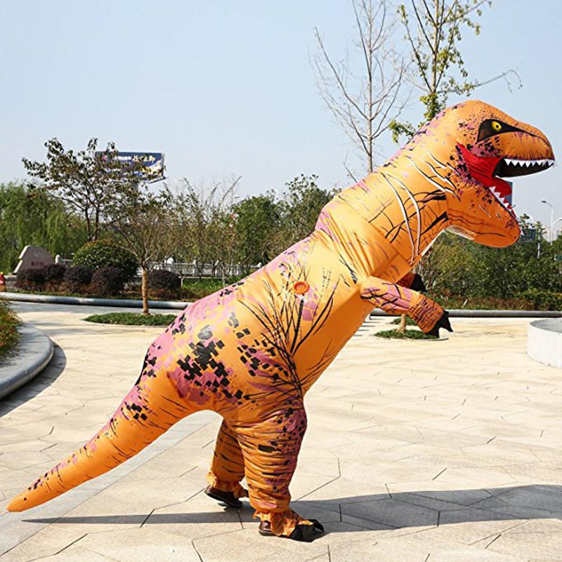 Simulácia Nafukovacích Hračiek Tyrannosaurus Rex Zábavné Vystrašené Nafukovacie Oblečenie Pre Dinosaurov