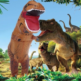 Simulácia Nafukovacích Hračiek Tyrannosaurus Rex Zábavné Vystrašené Nafukovacie Oblečenie Pre Dinosaurov