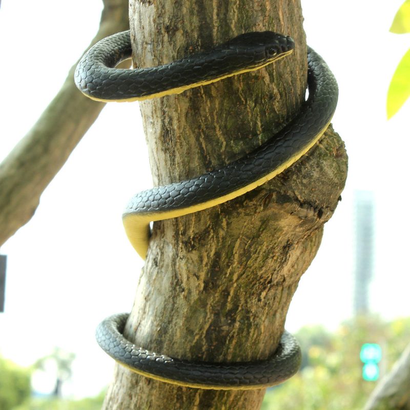 Umelý Realistický Had Živý Skutočné Strašidelné Gumené Hračky Prank Party Vtip Halloween