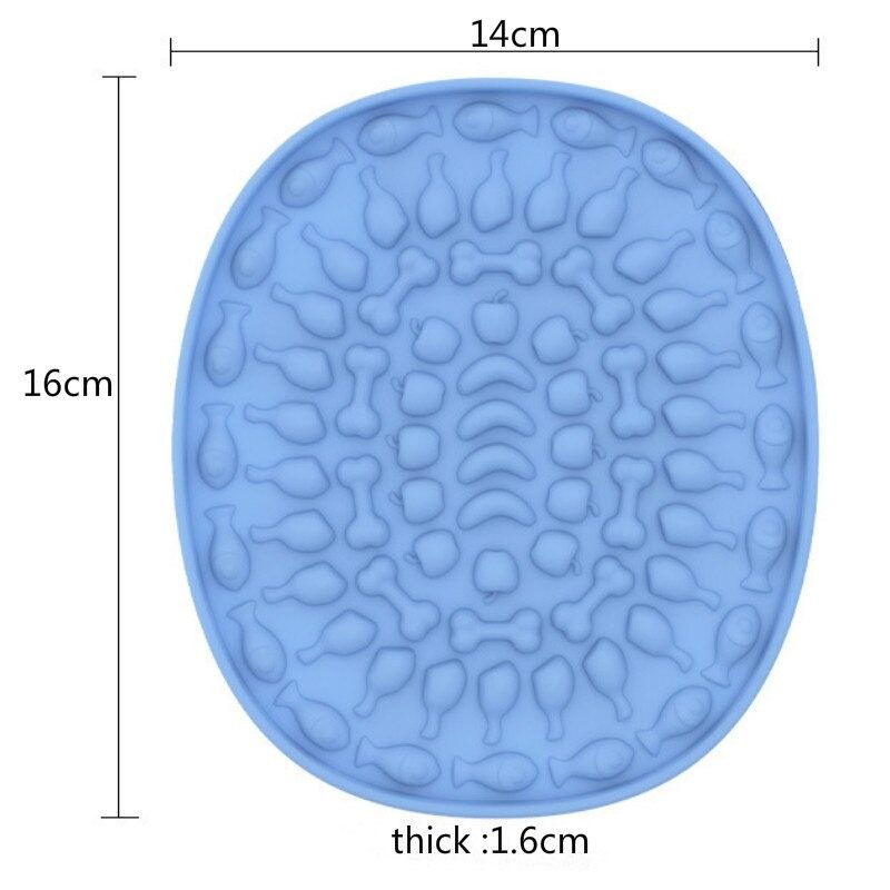 Dog Slow Food Tanier Na Kúpanie Silikónová Podložka Na Lízanie