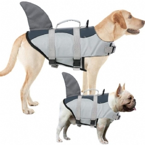 Domáce Zvieratá Pes Safety Shark Plavky Ripstop Life Vest