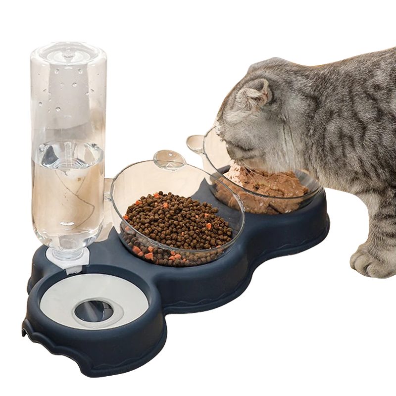 Miska Na Pitie A Jedenie Automatického Kŕmidla Pre Mačky
