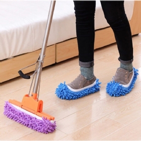 Dust Cleaner Mop Papuče Opakovane Použiteľný Domáci Čistiaci Nástroj Z Mikrovlákna