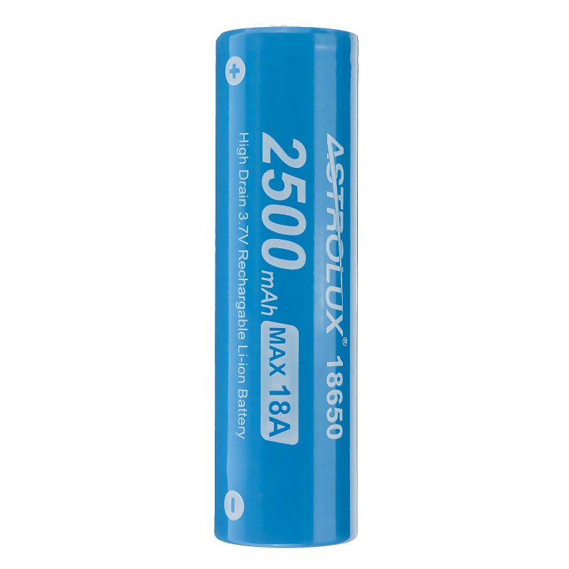 10ks E1825 18a 2500mah 3.7v 18650 Li-ion Batéria Nechránená Nabíjateľná Lítiová S Vysokým Odberom Pre Astrolux Nitecore Lumintop Fenix Olight Baterky Rc Hračky Domáce Náradie