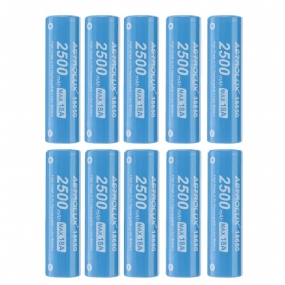 10ks E1825 18a 2500mah 3.7v 18650 Li-ion Batéria Nechránená Nabíjateľná Lítiová S Vysokým Odberom Pre Astrolux Nitecore Lumintop Fenix Olight Baterky Rc Hračky Domáce Náradie