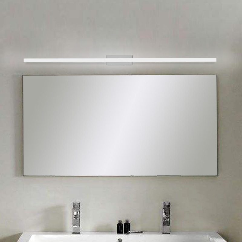 120cm 20w 96 Led Zrkadlové Predné Svietidlo Morden Nástenné Z Nehrdzavejúcej Ocele 1600lm 85-265v