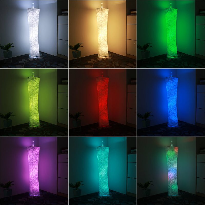 12v Led Stojaca Lampa Diaľkové Ovládanie Rgb Žiarovky S 58-palcovou Výškou Meniace Farbu Pre Livingroomish