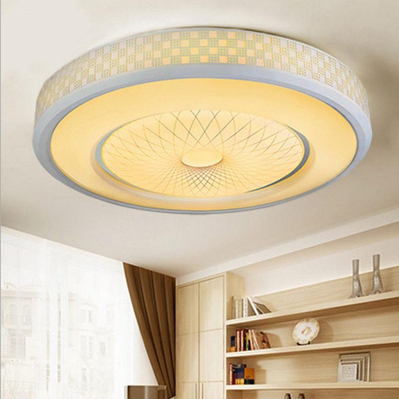 12w 24 Led Jasné Okrúhle Stropné Svietidlo Moderné Luxusné Splachovacie Akrylové