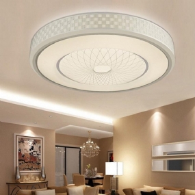 12w 24 Led Jasné Okrúhle Stropné Svietidlo Moderné Luxusné Splachovacie Akrylové