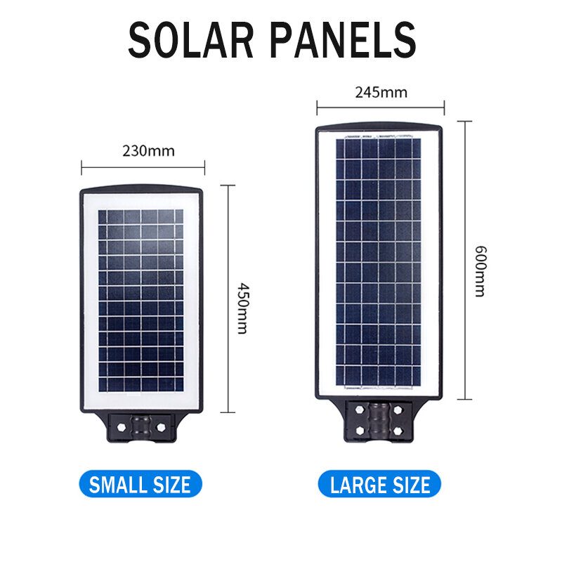 140/160/324/392led 100/200/300/400w Led Solárny Panel Pouličné Osvetlenie Pir Nástenné Svietidlo So Senzorom Pohybu + Vzdialený Domov