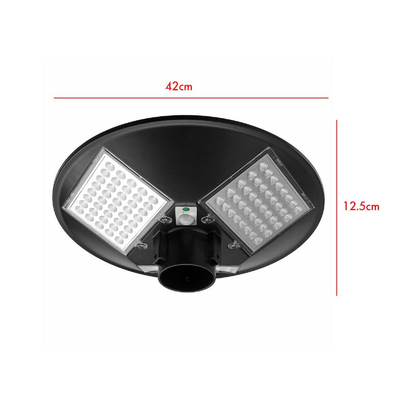 150w 240led Solárne Pouličné Svetlo Indukčná Vonkajšia Časovacia Lampa + Diaľkové Ovládanie