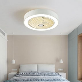 220 V 50 cm Led Stropný Ventilátor Svetlo App Bt Diaľkové Ovládanie 3 Farby Stmievateľné 3 Rýchlosti Vetra Pre Vnútornú Spálňu