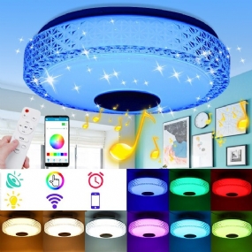 220 V Rgb Led Hudobné Stropné Svietidlo Stmievateľné Bluetooth App + Diaľkové Ovládanie Kuchynská Spálňa