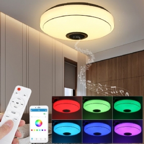 24/36/60w Inteligentné Stropné Led Svietidlo Rgb Bluetooth App Hudobný Reproduktor Stmievateľný 110-220v