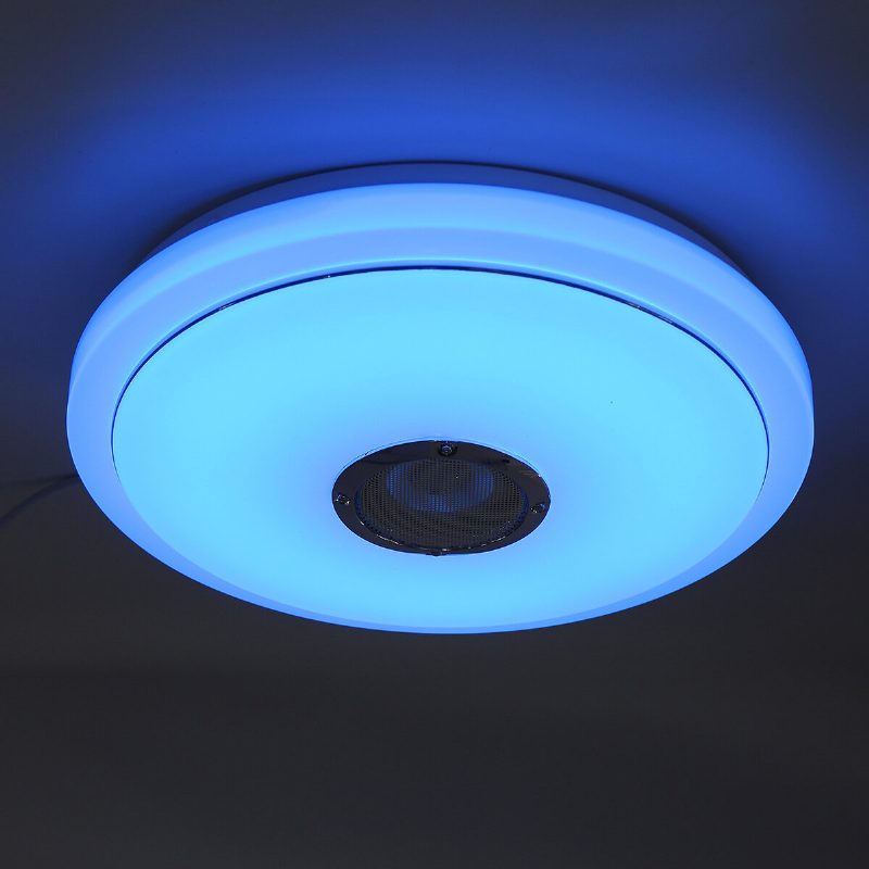 2.4 Ghz Bluetooth Led Stropné Svetlo 256 Rgb Hudobný Reproduktor Stmievateľná Lampa + Diaľkové Ovládanie