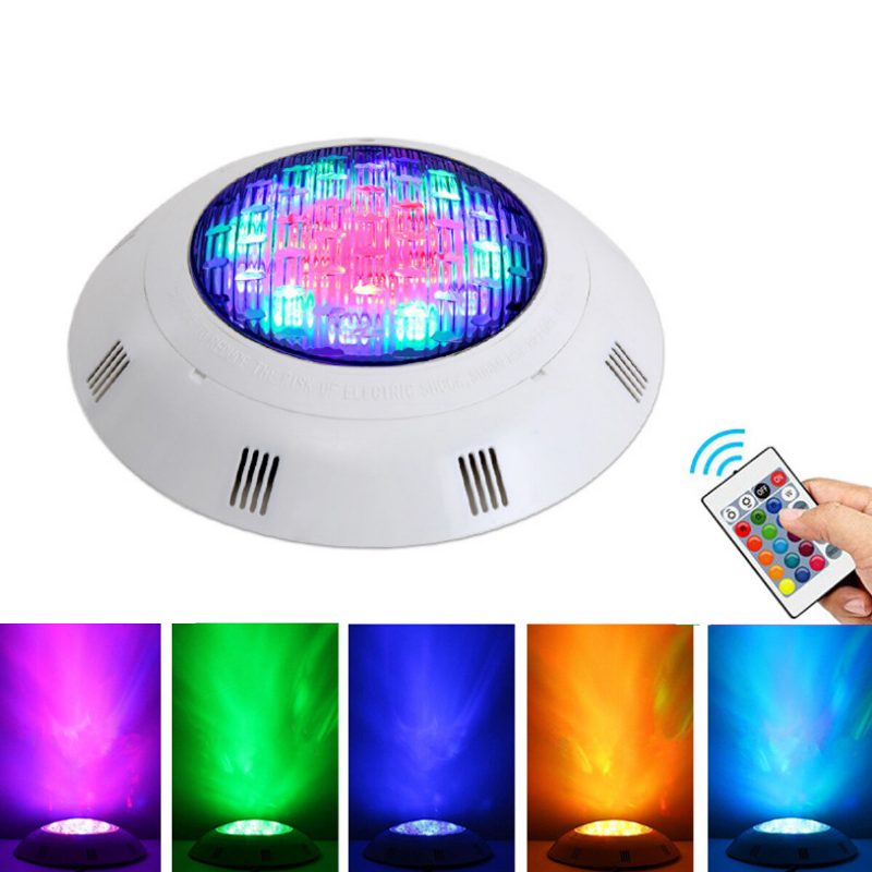 24w/36w 12v Svetlo Do Bazéna Rgb Led Žiarovka Podvodné Dekoračné Svetlá S Diaľkovým Ovládaním Ip68