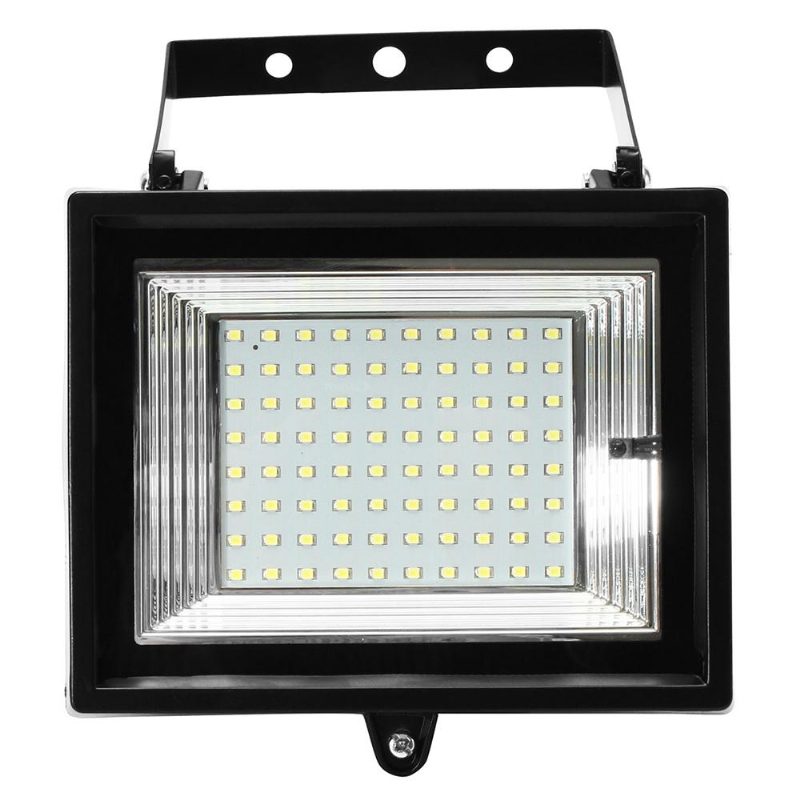 2ks Diaľkové Ovládanie 80 Led Flood Light Stmievateľný Časovač Vodotesné Solárne Svetlo Street