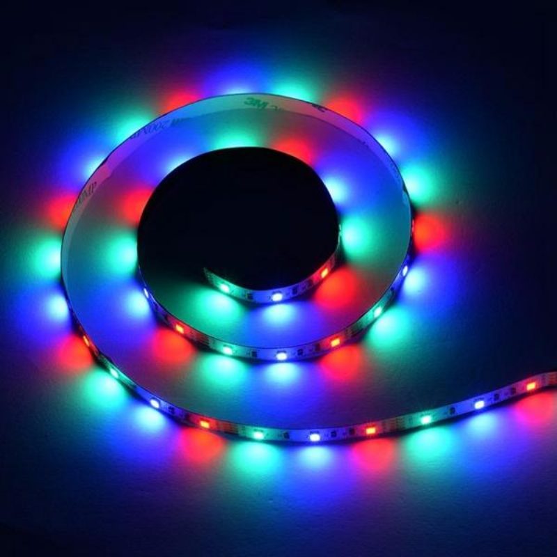 2m 3m 5m Usb Vodotesný Smd 2835 Rgb Tv Pásik Na Pozadie So 17 Kľúčmi Rf Diaľkový Ovládač Dc5v