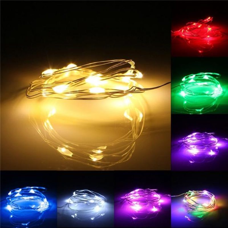 2m Led Reťazec Fairy Waterproof Petals Light Party Lamp Xmas Tree Svadobná Dekorácia