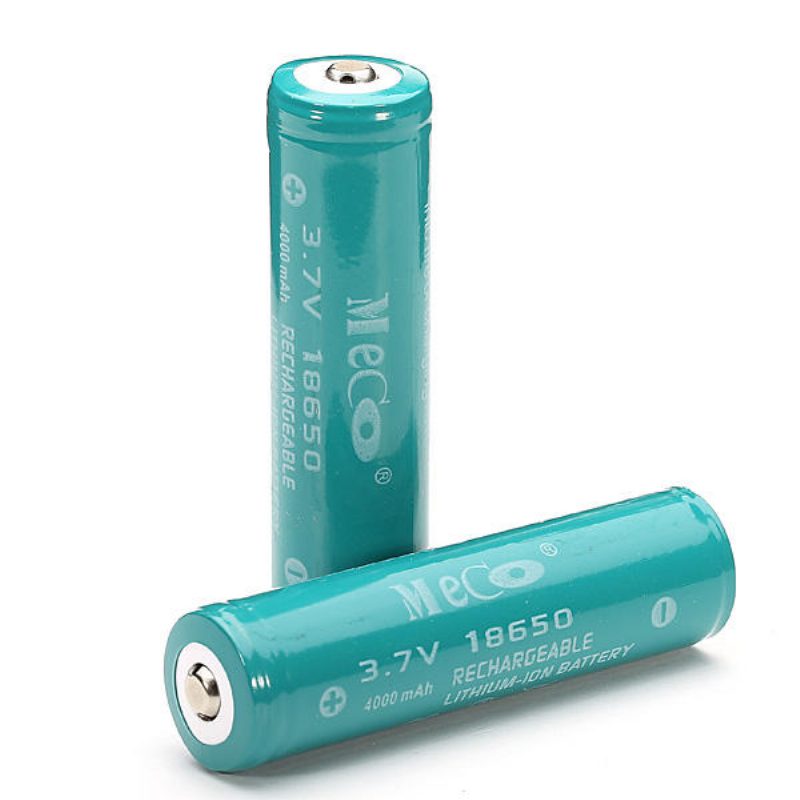 2pcs Meco 3.7v 4000mah Chránená Nabíjateľná Lítium-iónová Batéria 18650