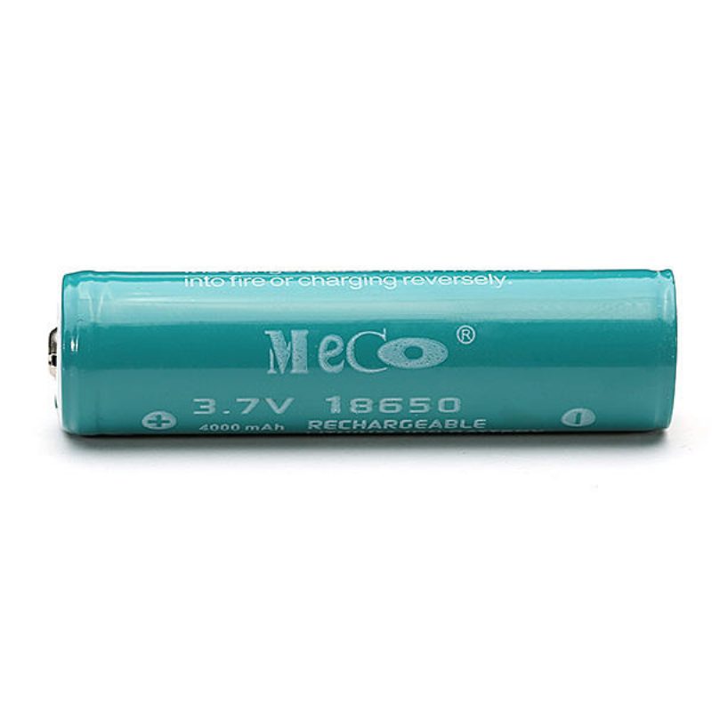2pcs Meco 3.7v 4000mah Chránená Nabíjateľná Lítium-iónová Batéria 18650